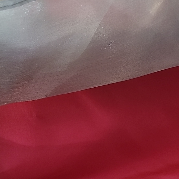 NWOT Apostrophe grey/fuschia full length skirt - Picture 3 of 8